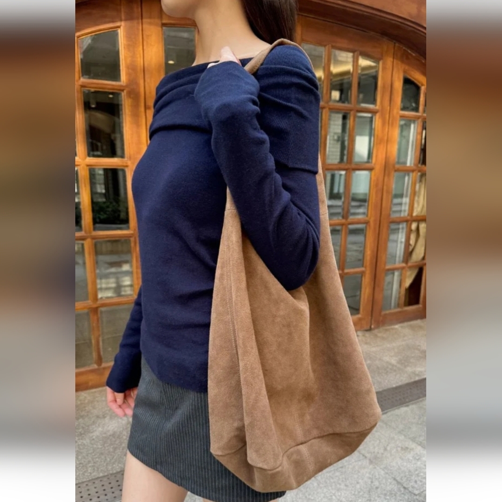 Brandy Melville Suede Shoulder Bag